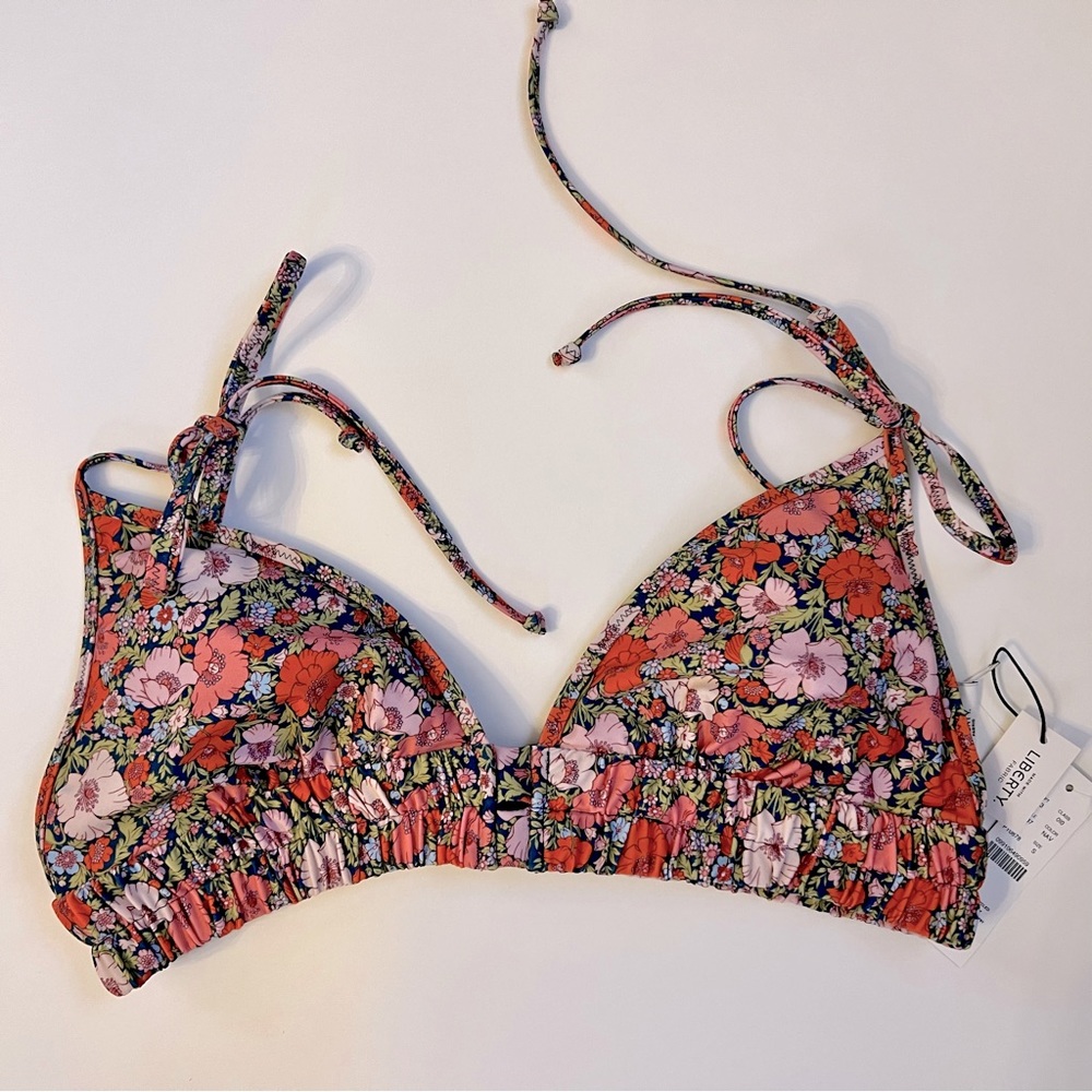 J. Crew w/ Liberty Print Bikini Set, Brand New With Tags fits a size 6